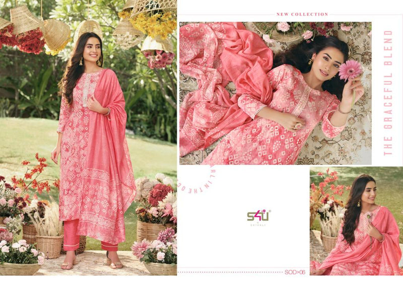 S4u shivali Shades Of Dupatta Viscose chanderi Stylish Designer New Modern Style Casual Kurti