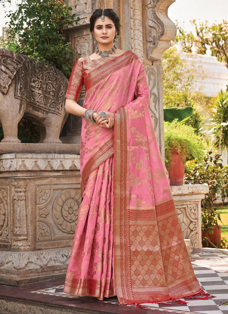 Sangam Prints Alekha Silk Stylish Designer Gorgeous Festival Look Heavy Saree