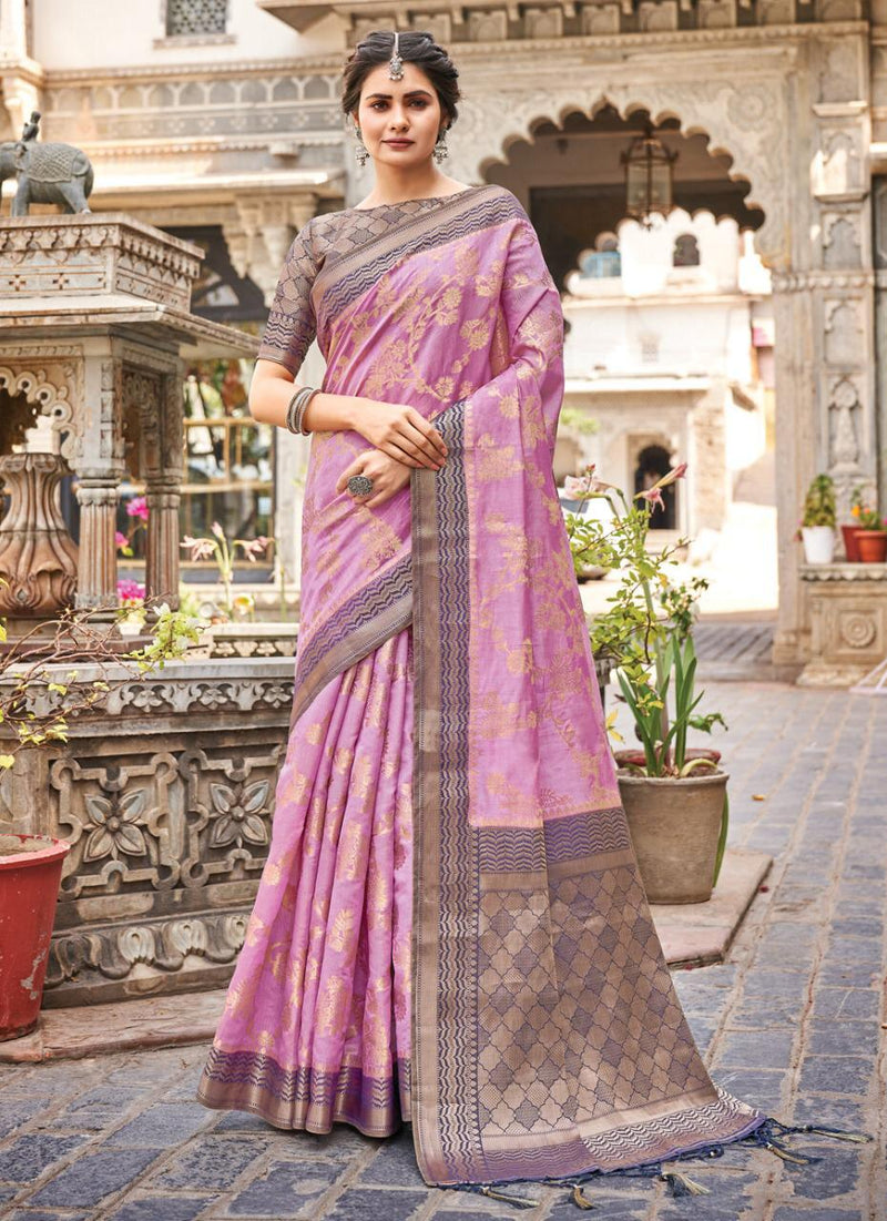 Sangam Prints Alekha Silk Stylish Designer Gorgeous Festival Look Heavy Saree