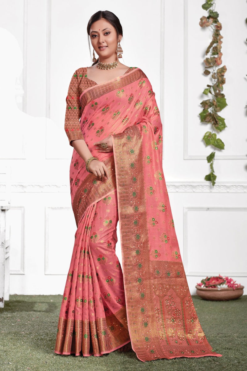 Sangam Prints Chitrakoot Cotton Stylish Decent Look Designer Saree