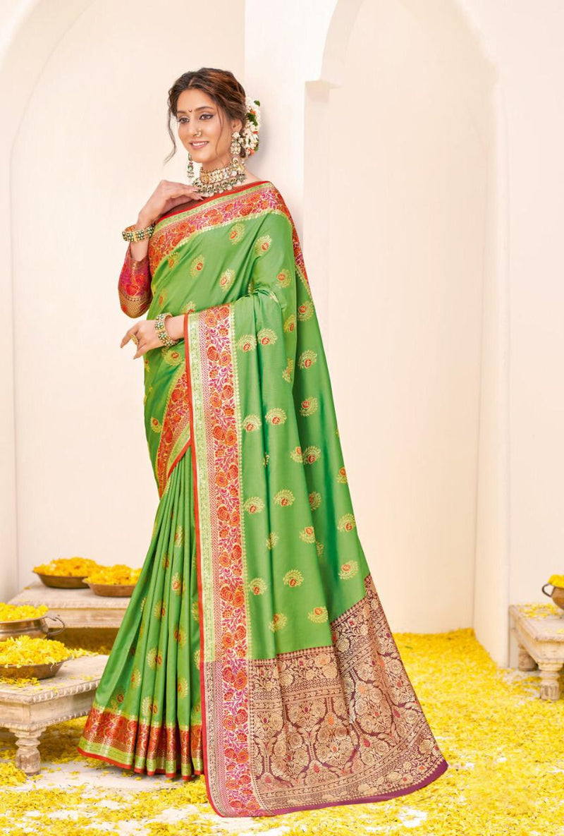 Sangam Print Rajbala Silk Stylish Designer Festival Look Sarees
