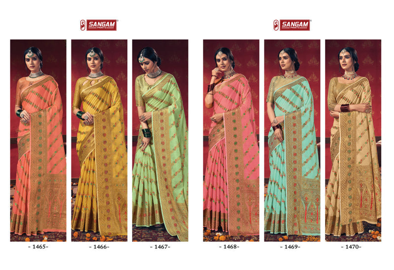 Sangam Prints Rashmika Cotton Stylish Designer Festival Look Graceful Saree