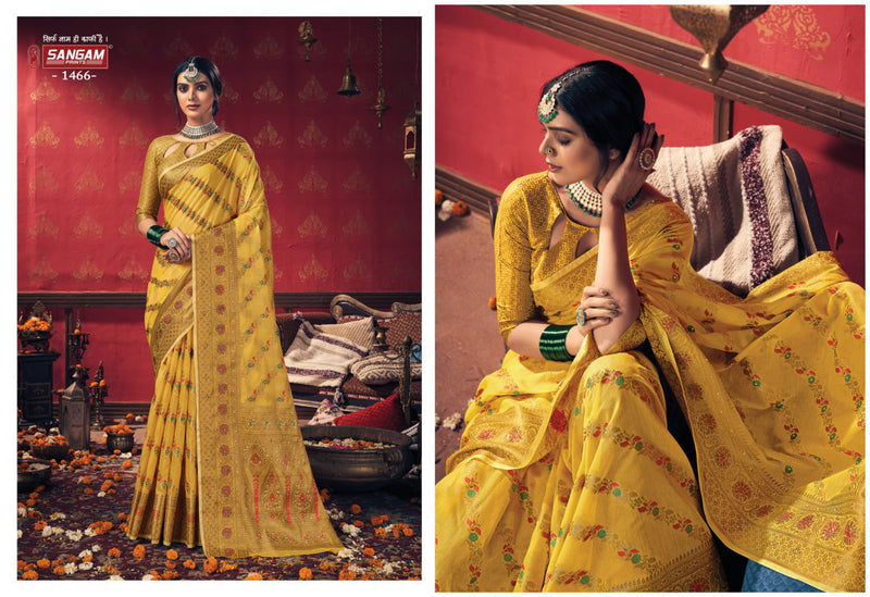 Sangam Prints Rashmika Cotton Stylish Designer Festival Look Graceful Saree