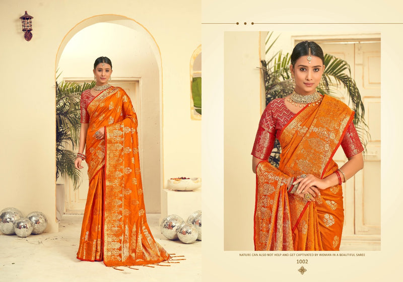 Saroj Nallini Vol 3 Silk Stylish Designer Festival Look Saree