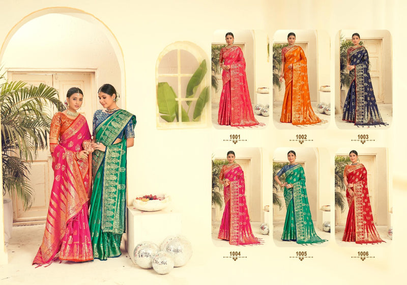 Saroj Nallini Vol 3 Silk Stylish Designer Festival Look Saree