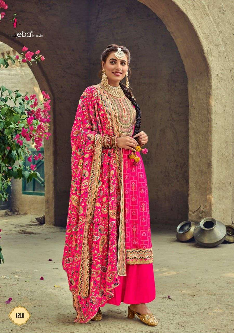 Eba Lifestyle Satrangi Dno 1210 Georgette Stylish Designer Festival Wear Salwar Kameez