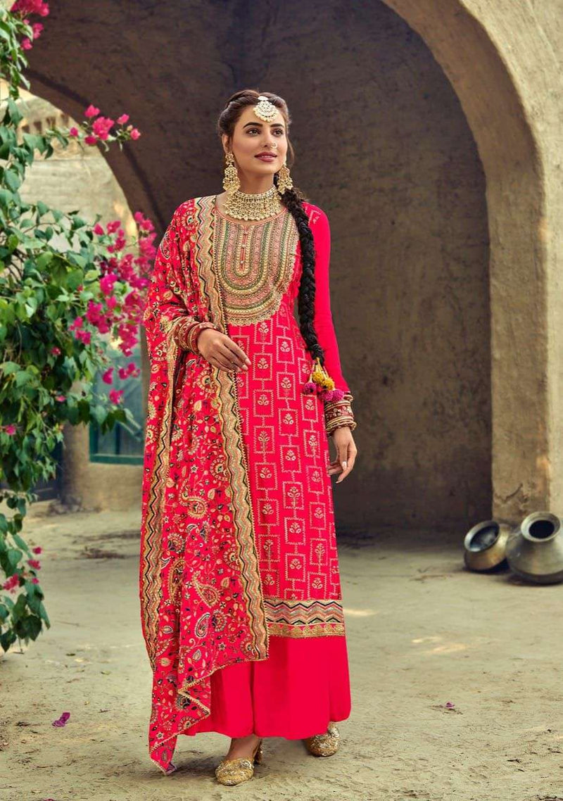 Eba Lifestyle Satrangi Dno 1207 Georgette Stylish Designer Festival Wear Salwar Kameez