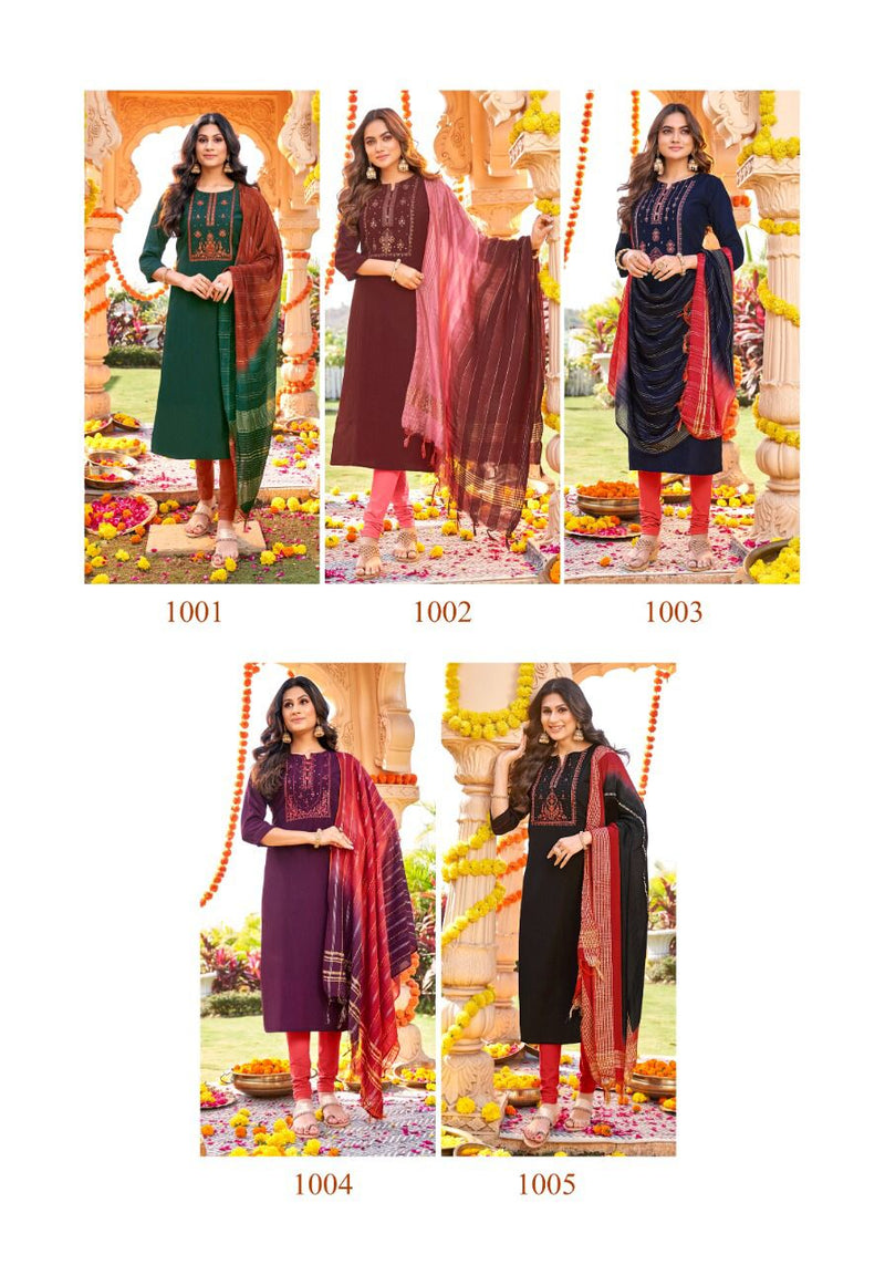 Selesta Shehnaaz Chinon Silk Stylish Designer Wear Kurti