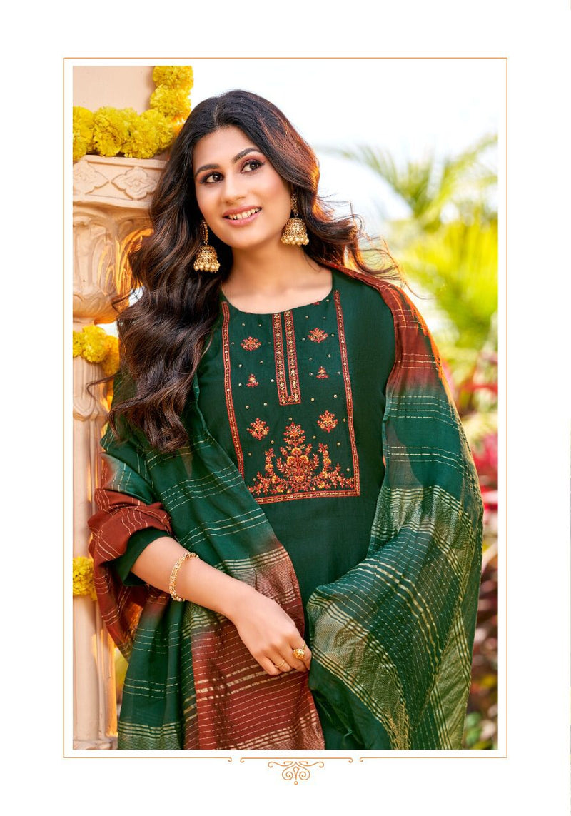 Selesta Shehnaaz Chinon Silk Stylish Designer Wear Kurti