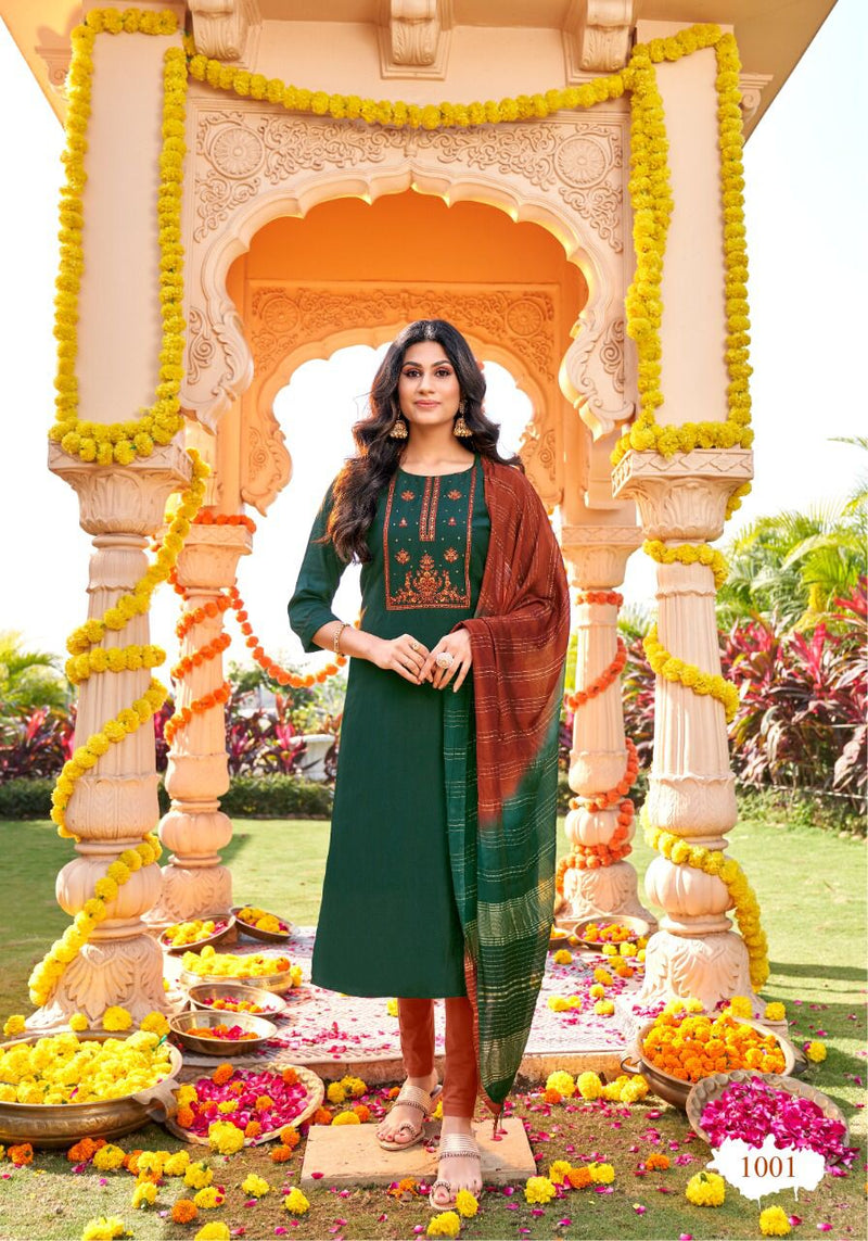 Selesta Shehnaaz Chinon Silk Stylish Designer Wear Kurti