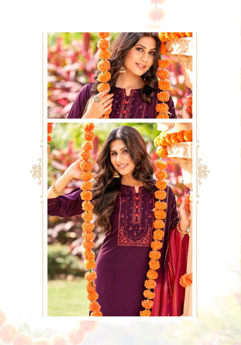 Selesta Shehnaaz Chinon Silk Stylish Designer Wear Kurti