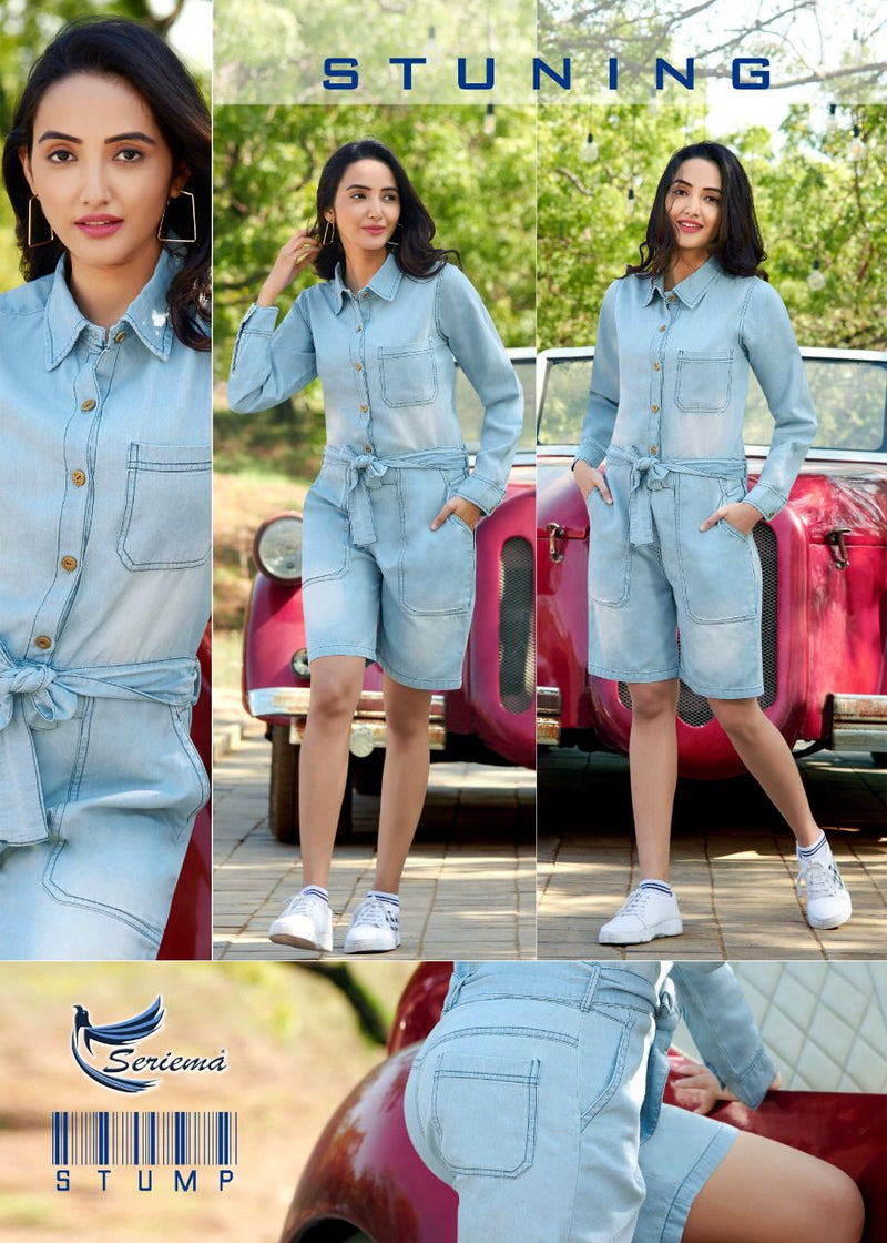 Seriema Denim Dungree Define Denim Stylish Dress
