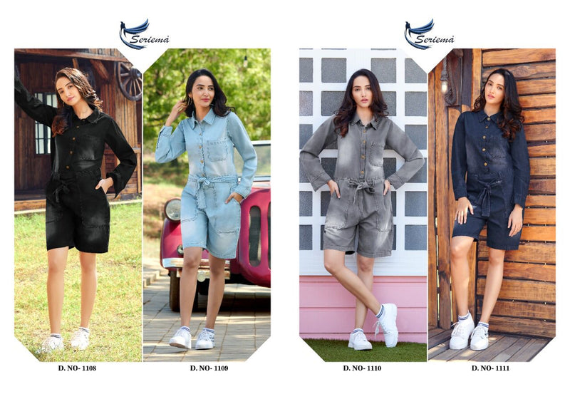 Seriema Denim Dungree Define Denim Stylish Dress