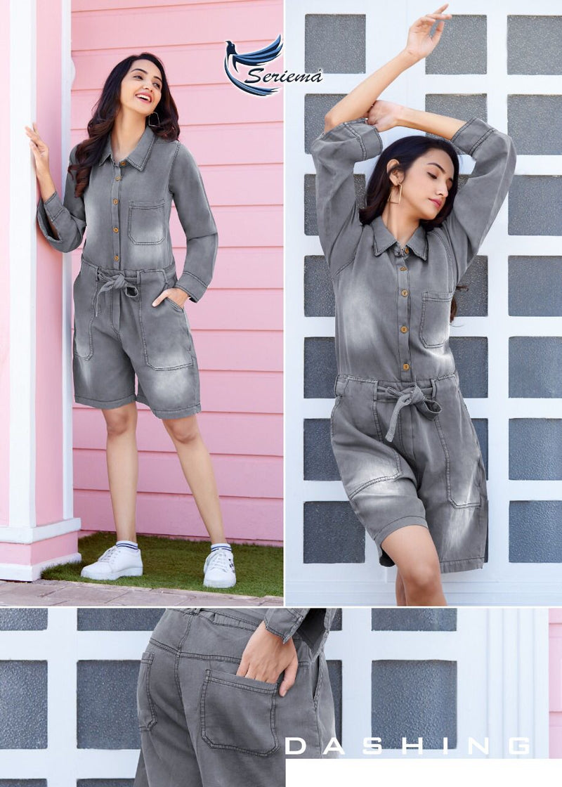 Seriema Denim Dungree Define Denim Stylish Dress