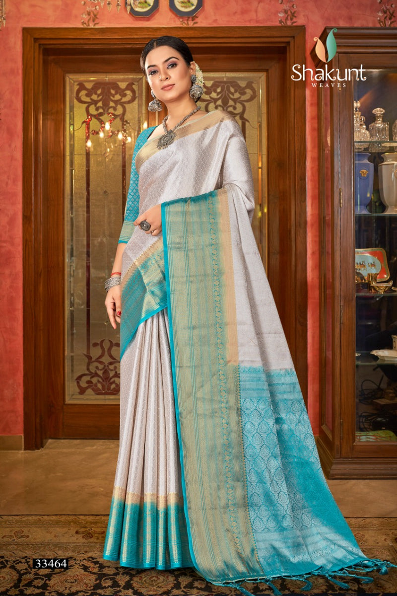 Shakunt Weaves Sks Pure 2123 Art Silk Stylish Designer Wear Sarees