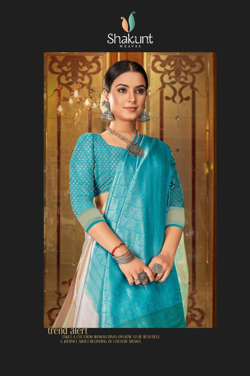 Shakunt Weaves Sks Pure 2123 Art Silk Stylish Designer Wear Sarees