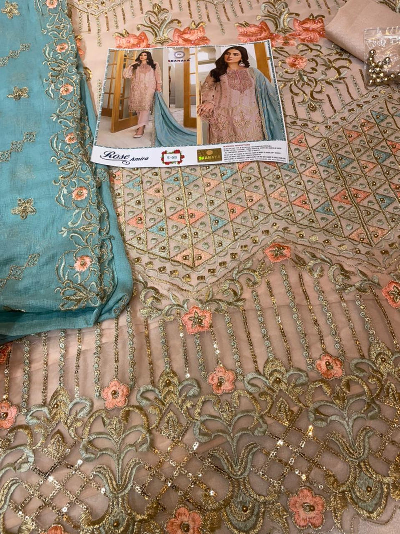 Shanaya Rose Amira S 68 Fox Georgeete Designer Salwar Suit