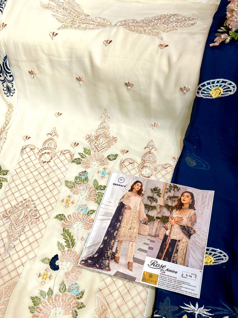 Shanaya Rose Amira S 76 Fox Georgeete Fancy Look Salwar Suit