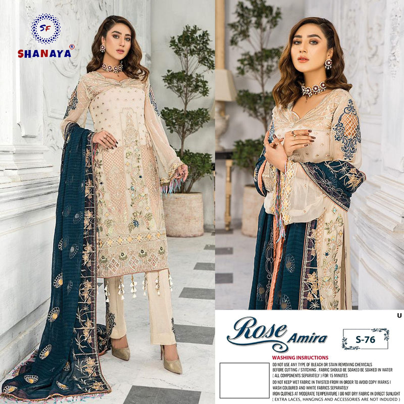Shanaya Rose Amira S 76 Fox Georgeete Fancy Look Salwar Suit