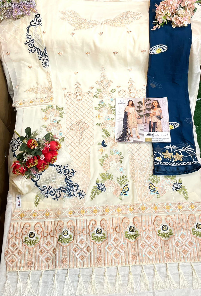 Shanaya Rose Amira S 76 Fox Georgeete Stylish Designer Salwar Suit