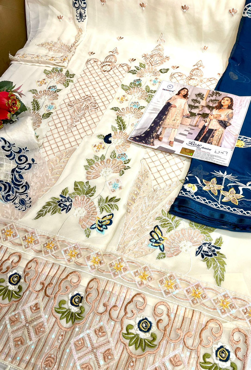 Shanaya Rose Amira S 76 Fox Georgeete Fancy Look Salwar Suit