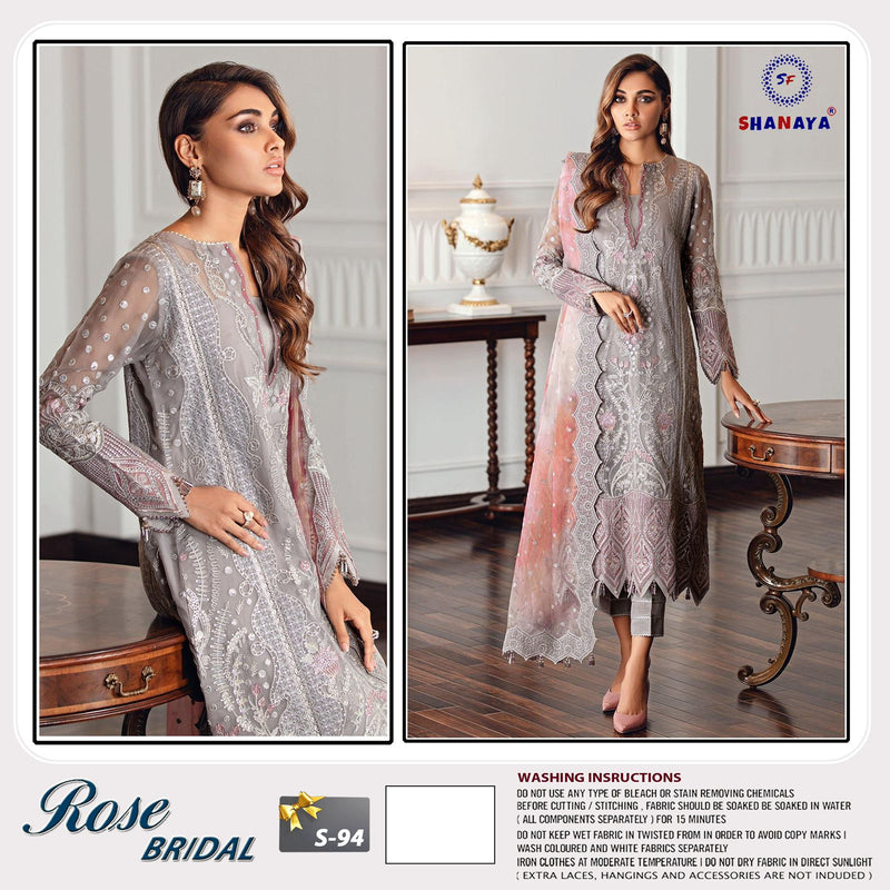 Shanaya Rose Bridel S 94  Georgette Designer wear Salwar Kameez
