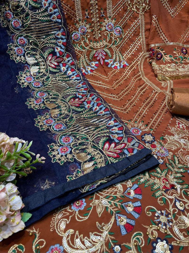 Shanaya Rose Bridel Vol S 104 Fox Georgette Stylish Designer Party Wear Salwar Kameez