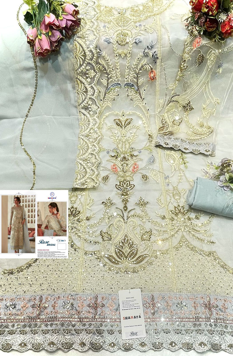 Shanaya Rose Bridel  S 106 Georgette Stylish Designer Party Wear Salwar Kameez