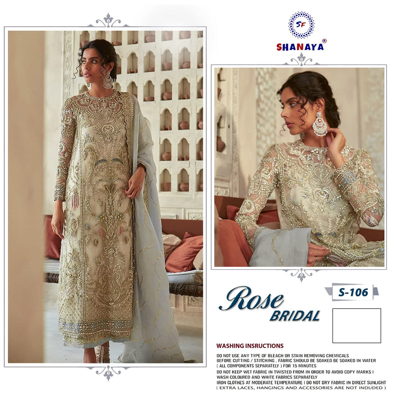 Shanaya Rose Bridel  S 106 Georgette Stylish Designer Party Wear Salwar Kameez