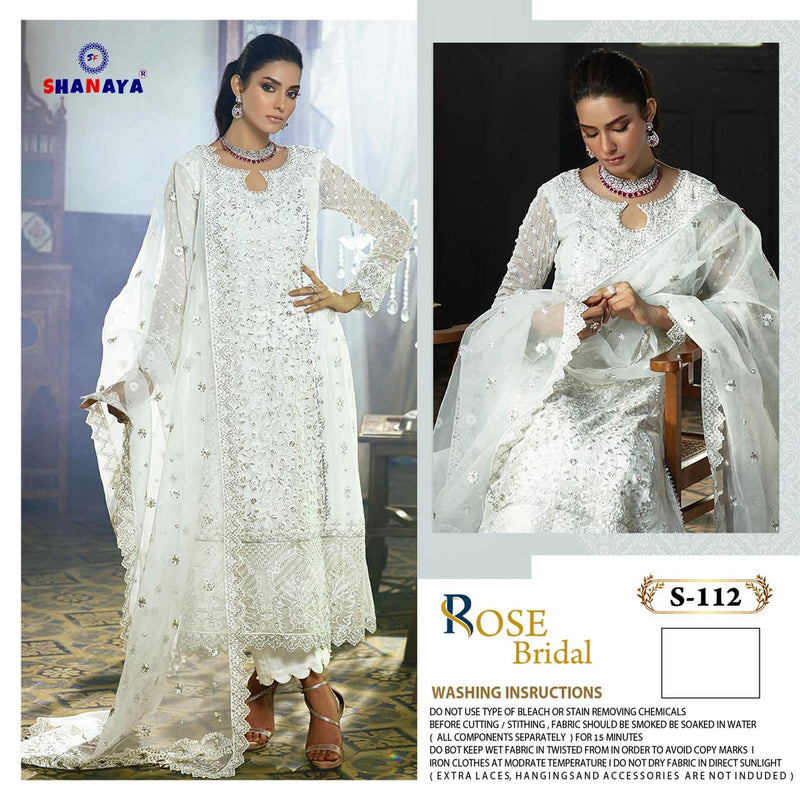 Shanaya Rose Bridal Georgette Embroidery With Heavy Hand Work stylish Designer Salwar Suit