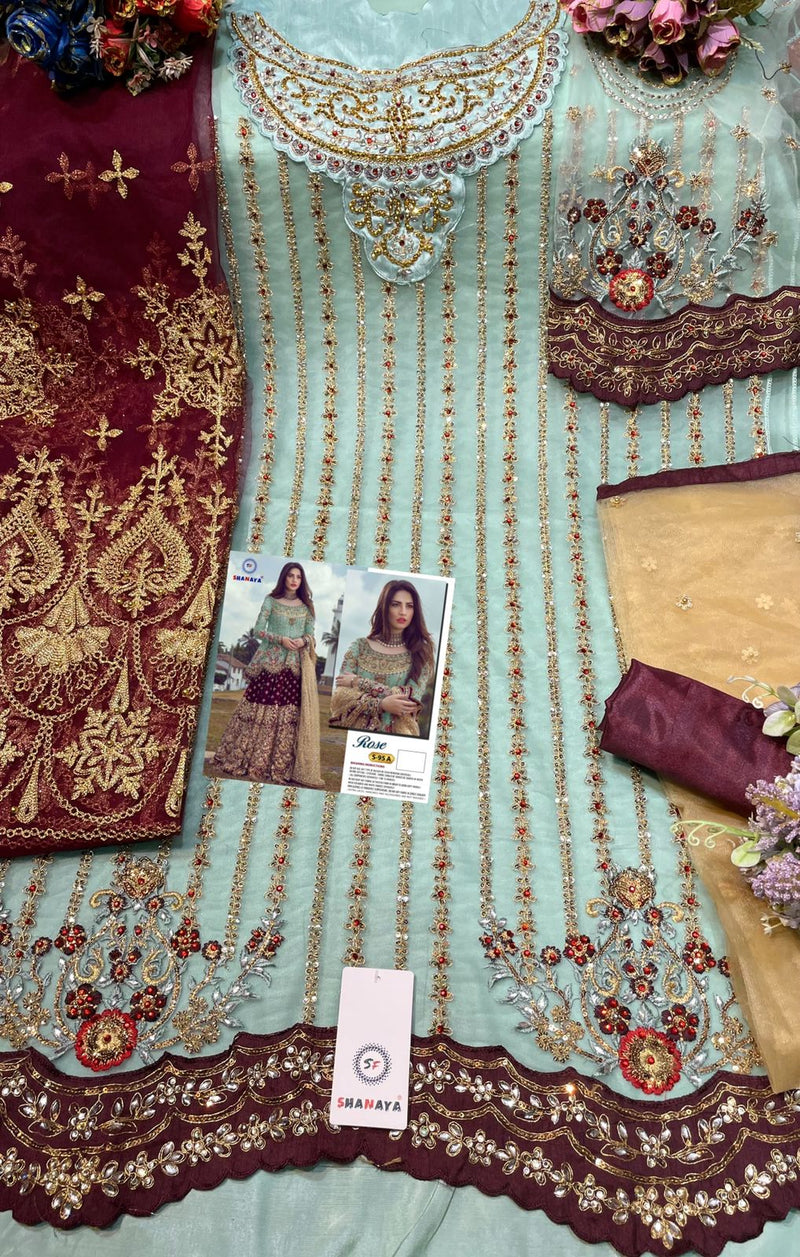 Shanaya Rose S 95 Net Designer Wedding Wear Salwar Kameez