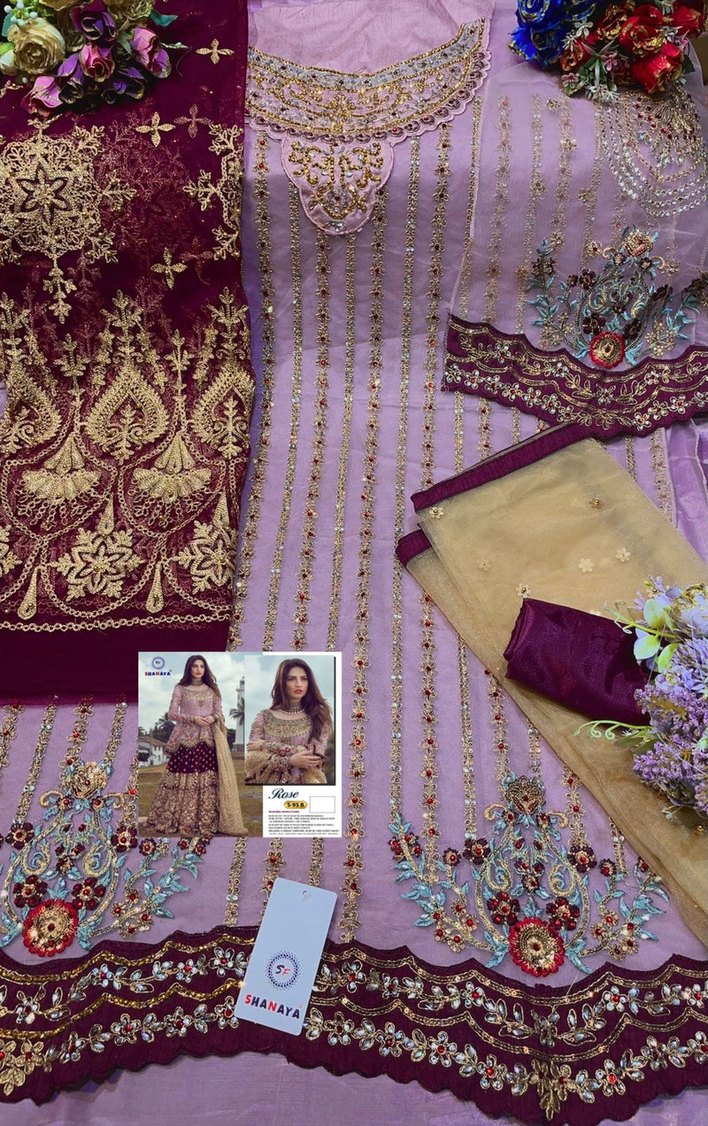 Shanaya Rose S 95 Net Designer Wedding Wear Salwar Kameez