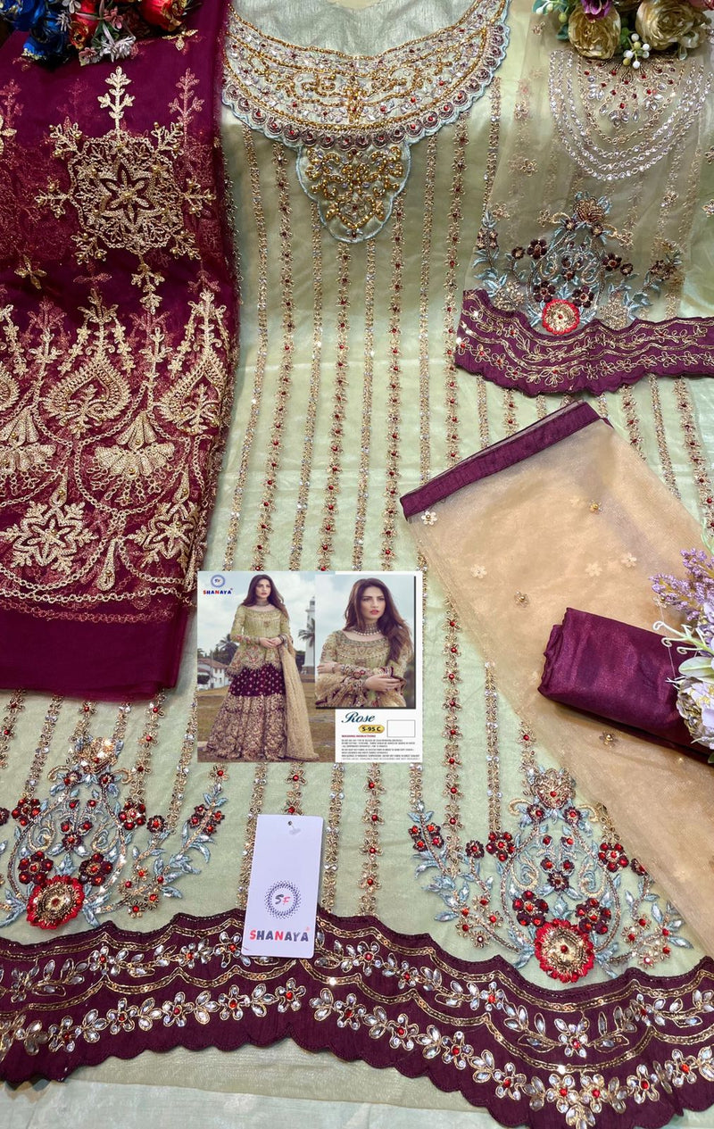 Shanaya Rose S 95 Net Designer Wedding Wear Salwar Kameez
