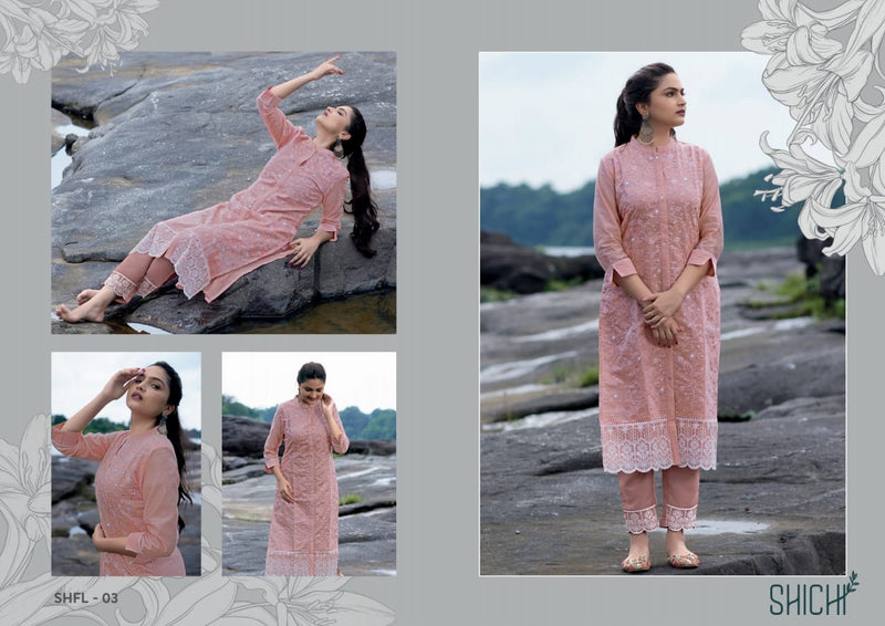 Shichi Falak Shiffli Stylish Modern Wear Kurti