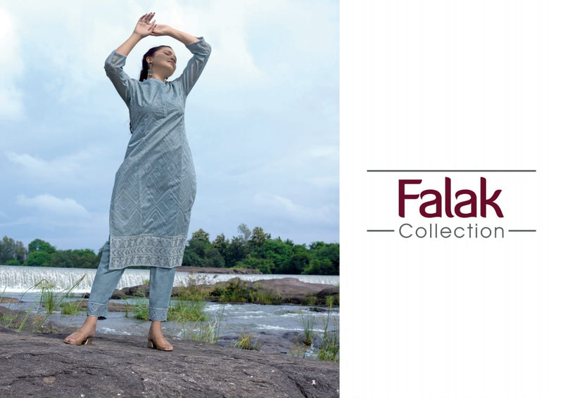 Shichi Falak Shiffli Stylish Modern Wear Kurti