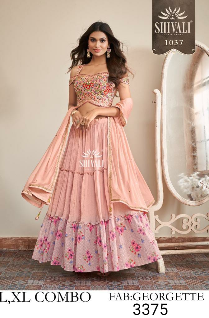 Shivali Shivali 1037 Georgette Stylish Designer Festival Wear Indo Western