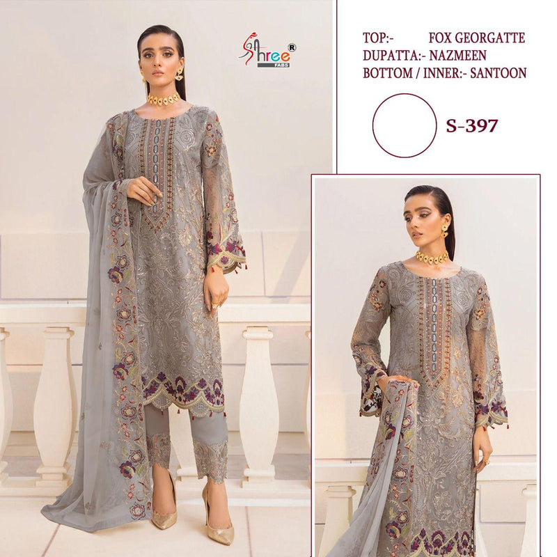 Shree Fabs S 397 Georgette Heavy Embroidered Work Pakistani Salwar Kameez