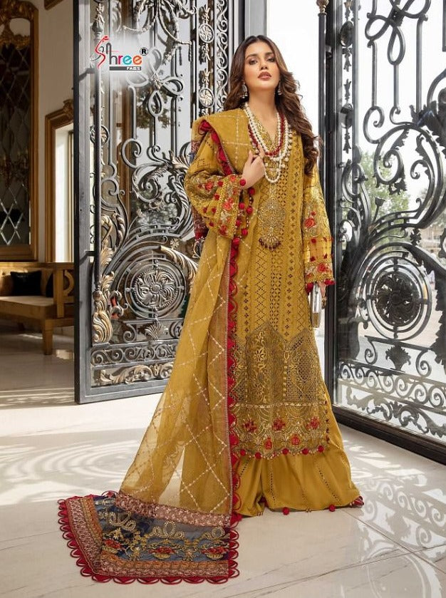 Shree Fab 1896  Adan Libaas Schiffli  Lawn Cotton Salwar Suit