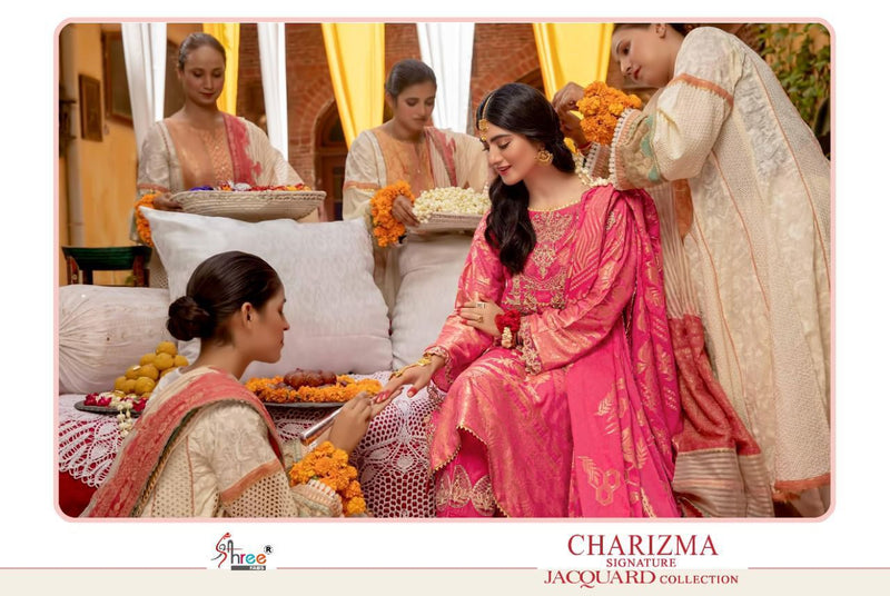 Shree Fab Charizma Signature Jecquard Stylish Designer Festival  Wear Salwar Kameez