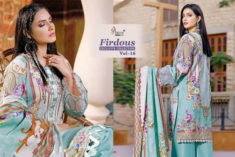 Shree Fab Vol 16 Cotton Stylish Designer Wear Salwar Suit