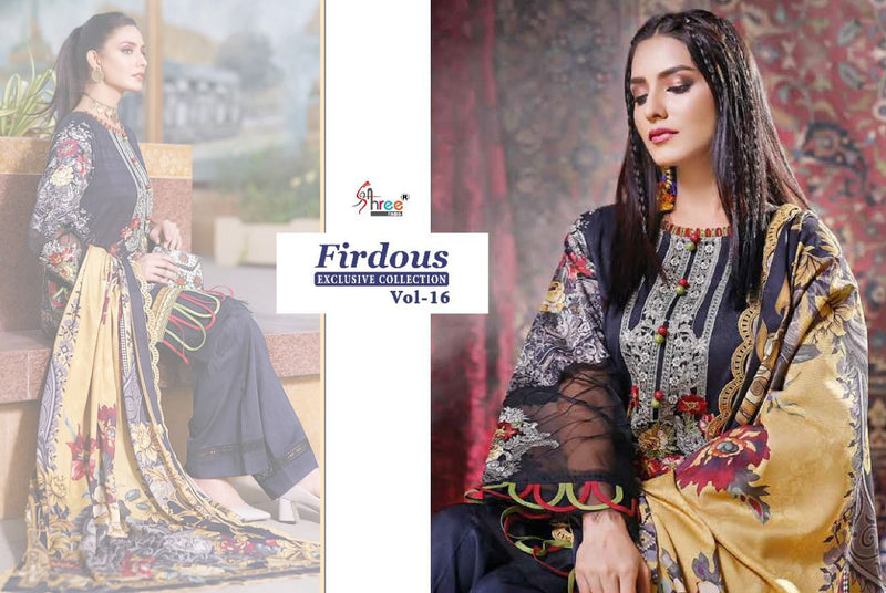 Shree Fab Vol 16 Cotton Stylish Designer Wear Salwar Suit
