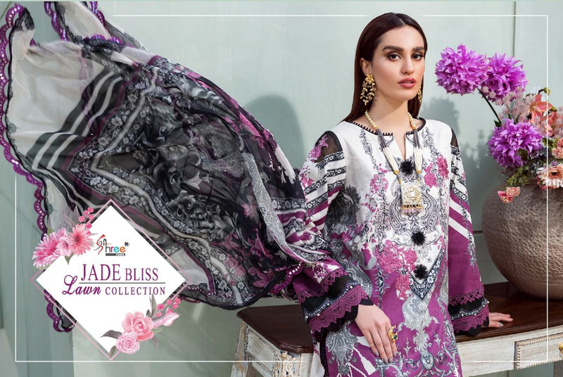 Shree Fab Jade Bliss Lawn Cotton Stylish Designer Casual Pakistani Style Salwar Suit