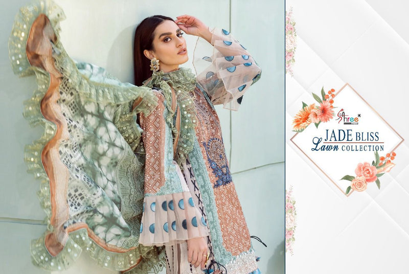 Shree Fab Jade Bliss Lawn Cotton Stylish Designer Casual Pakistani Style Salwar Suit