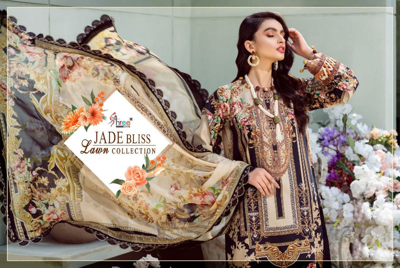 Shree Fab Jade Bliss Lawn Cotton Stylish Designer Casual Pakistani Style Salwar Suit