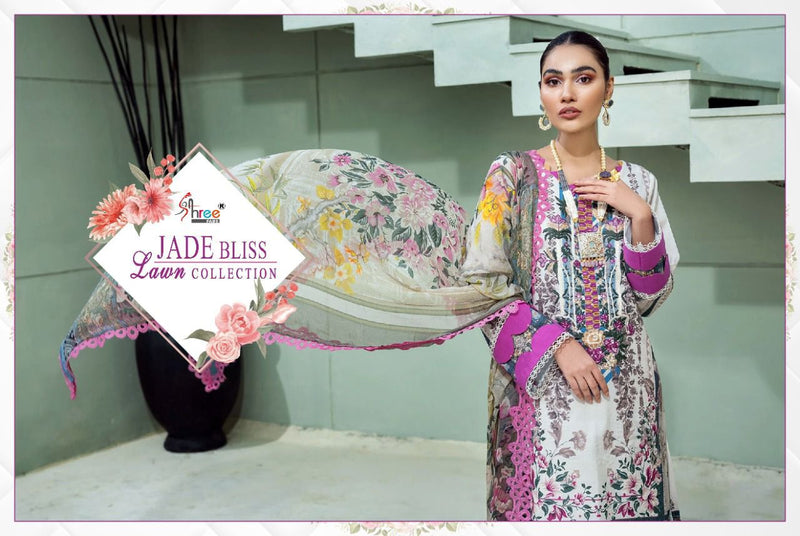 Shree Fab Jade Bliss Lawn Cotton Stylish Designer Casual Pakistani Style Salwar Suit