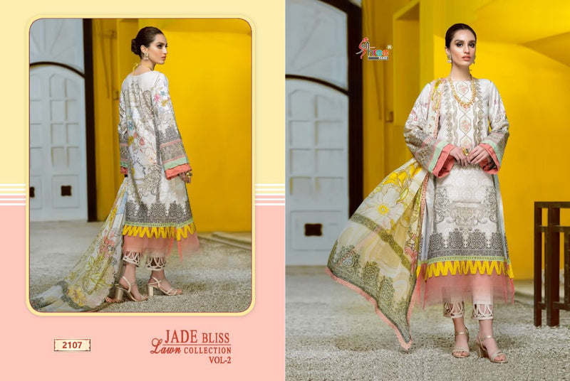 Shree Fab Jade Bliss Lawn Collection Vol 2 Lawn Cotton Stylish Designer Casual Wear Salwar Suit