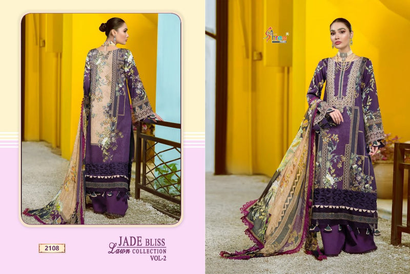 Shree Fab Jade Bliss Lawn Collection Vol 2 Lawn Cotton Stylish Designer Casual Wear Salwar Suit