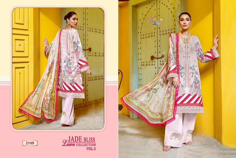 Shree Fab Jade Bliss Lawn Collection Vol 2 Lawn Cotton Stylish Designer Casual Wear Salwar Suit