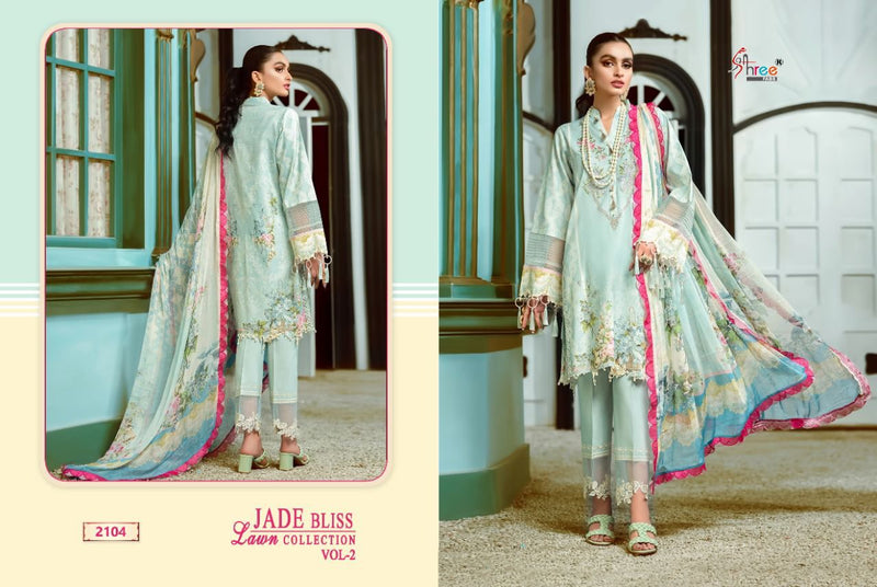 Shree Fab Jade Bliss Lawn Collection Vol 2 Lawn Cotton Stylish Designer Casual Wear Salwar Suit