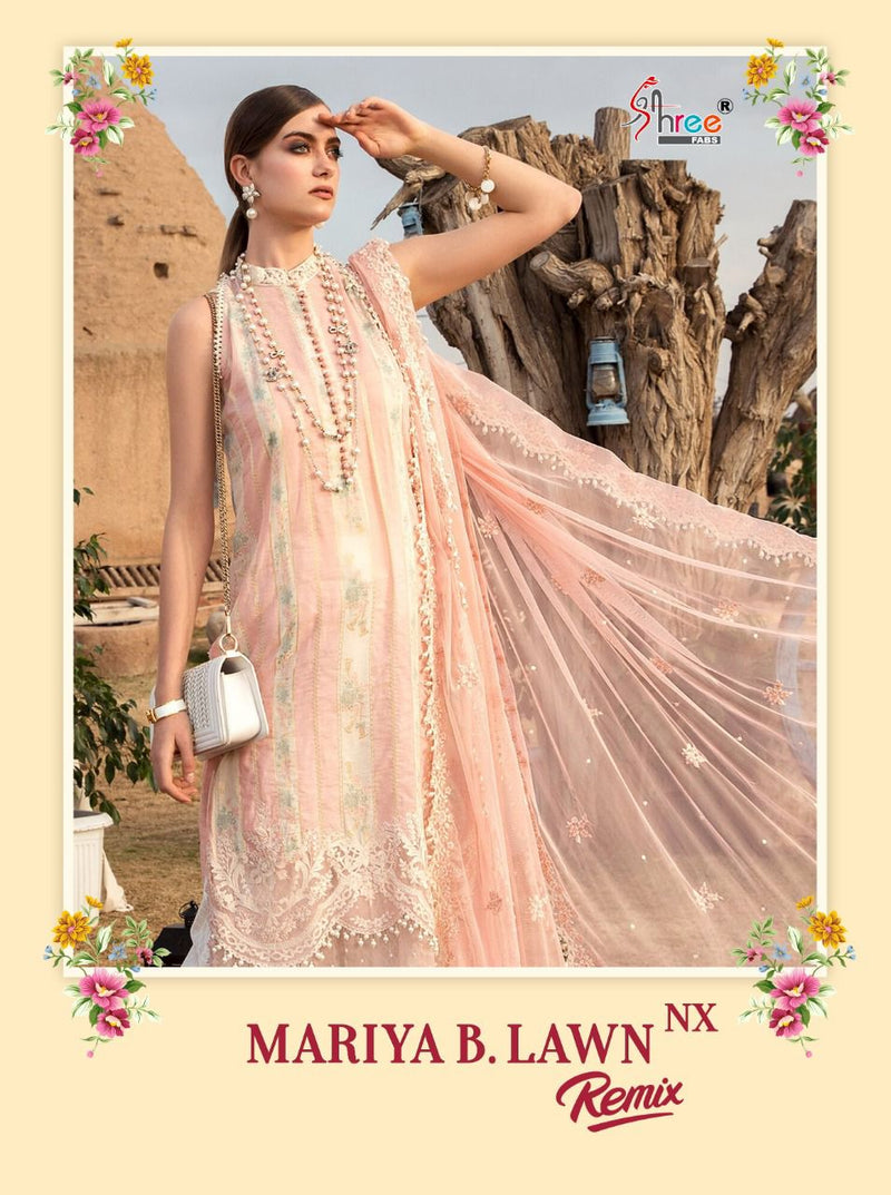 Shree Fab Maria B Dno 1839 Lawn Cotton Stylish Designer Party Wear Salwar Suit